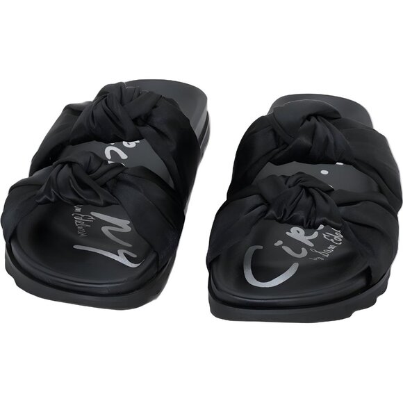 Sam Edelman Circus Estelle Double Knot Footbed Slides Black Women's US 8.5M - Picture 5 of 6